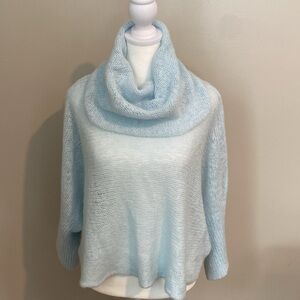 Boutique Wooden Ships, One Size Mohair and Wool Cowl Neck Sweater